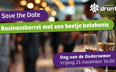 Save the date: 21 november Dag van de Ondernemer