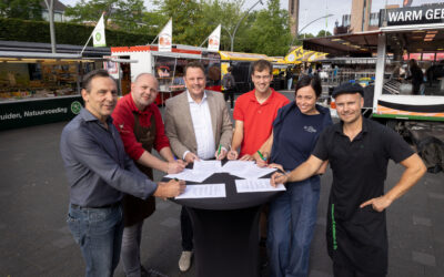 De woensdagmarkt op het Meerpaalplein krijgt een nieuwe impuls