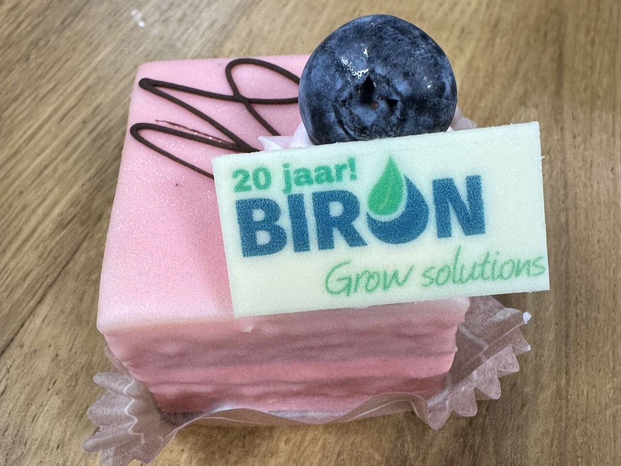 gebalke met logo biron
