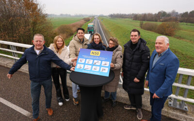 Ondernemersverenigingen rondom de N50 tekenen petitie voor urgente maatregelen