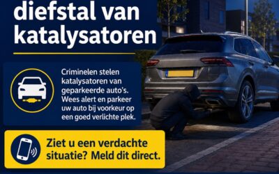Politie waarschuwt voor diefstal van katalysatoren